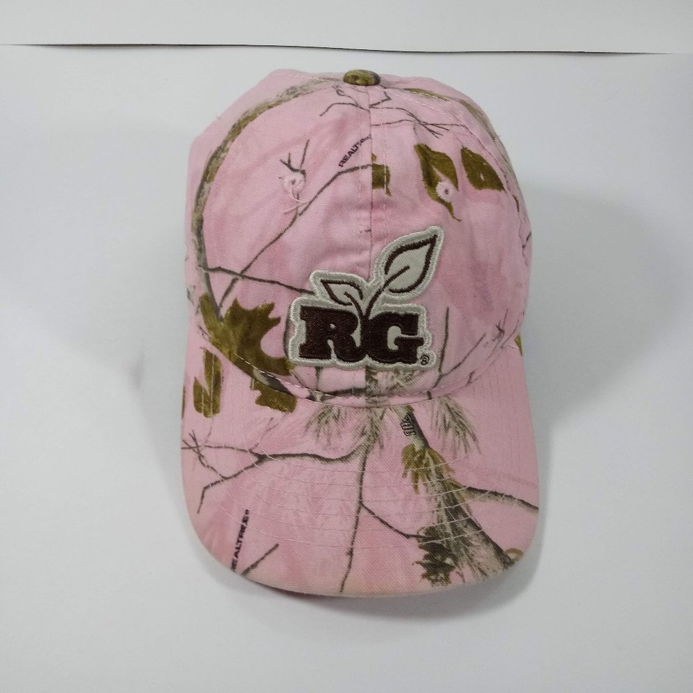 Pink Realtree Girl Cammo Velcro Closure Ball Cap